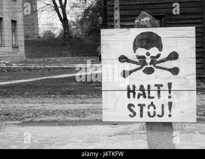 KZ Auschwitz-Birkenau, Polen, Stockfoto