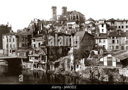 Dies bezieht sich auf die Schlacht von Verdun 1916 während des Ersten Weltkriegs, ein bedeutender und länger andauernder militärischer Konflikt zwischen französischen und deutschen Truppen. Stockfoto