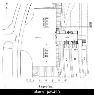 Der U-Bahnhof Olympia Stadion ist eine wichtige U-Bahn-Station in München, Deutschland, in der Nähe des Olympia-Parks und des berühmten Olympiastadions. Dieser Bahnhof ist ein wichtiger Bestandteil des öffentlichen Nahverkehrs in München und bedient Einheimische und Touristen. Stockfoto