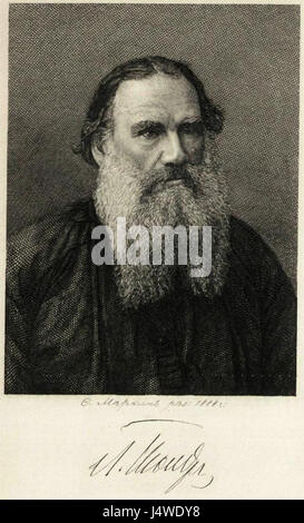 Lew Nikolajewitsch Tolstoi Stockfoto