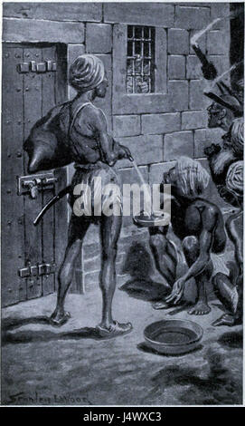 Das schwarze Loch "20. Juni 1756 Stockfoto