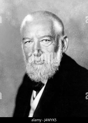 Wilhelm Ostwald, ein deutscher Chemiker, ist bekannt für seine Beiträge zur physikalischen Chemie. 1909 erhielt Ostwald den Nobelpreis für Chemie für seine Arbeiten zu Katalyse, chemischem Gleichgewicht und Lösungstheorie. Stockfoto