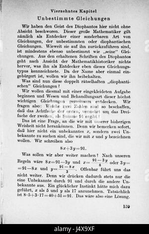 Vom Einmaleins Zum Integral Seite 159 Stockfoto