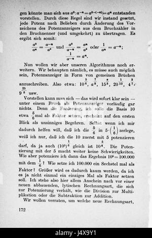 Vom Einmaleins Zum Integral Seite 172 Stockfoto