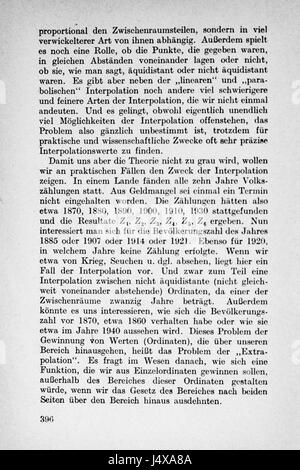 Vom Einmaleins Zum Integral Seite 396 Stockfoto