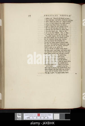 Thomas Pennants „A Tour in Wales“ ist ein klassisches Werk der Reiseliteratur, das eine detaillierte Darstellung von Wales im 18. Jahrhundert bietet. Wennant erkundet die natürliche Schönheit, Geschichte und Kultur der Region und trägt zur Erforschung des walisischen Erbes bei. Stockfoto