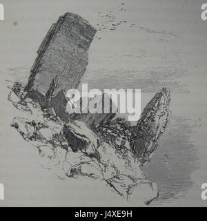 „The Channel Islands“ von Ansted und Latham, veröffentlicht 1862, erforscht die Geographie, Geschichte und natürliche Umgebung der Kanalinseln. Das Buch bietet Einblicke in die einzigartige kulturelle und geografische Lage der Inseln im Ärmelkanal. Stockfoto