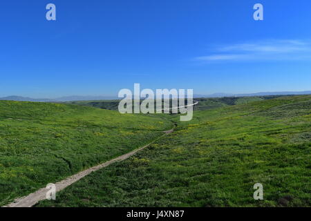 Otay River Valley Trail, Otay Flussbrücke Stockfoto