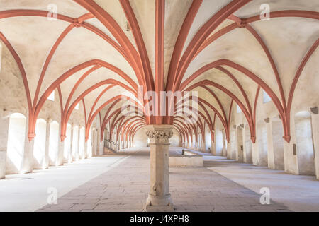 Dormitorium Im Kloster Eberbach in Eltville bin Rhein Im Rheingau-Hessen-Deutschland Stockfoto