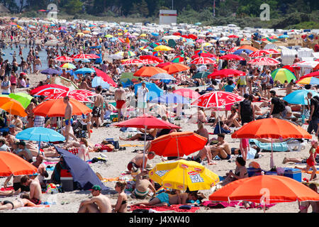 Strand, Timmendorfer Strand, Schleswig-Holstein, Deutschland, Europa ich Strand, Timmendorfer Strand, Schleswig-Holstein, Deutschland, Europa Stockfoto