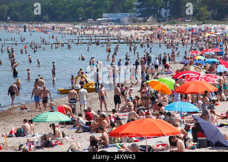 Strand, Timmendorfer Strand, Schleswig-Holstein, Deutschland, Europa ich Strand, Timmendorfer Strand, Schleswig-Holstein, Deutschland, Europa Stockfoto