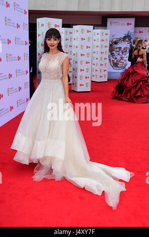 Roxanne Pallett ankommen für die Jungfrau TV British Academy Television Awards 2017 statt im Festspielhaus am Southbank Centre, London. Stockfoto