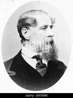 Charles Dickens (1812 - 1870). Englischer Romanautor. Eine Weile lang lautete sein Stiftname Boz. Seine Romane wurden in Großbritannien und Amerika zu Monstertreffern. Um meine anderen, mit dem Autor in Zusammenhang stehenden Vintage-Bilder zu sehen, suchen Sie: Prestor Vintage-Autor Stockfoto