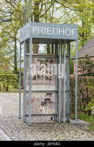 Die deutschen ersten Weltkrieg Friedhof Vladslo auf Belgien Salient Stockfoto