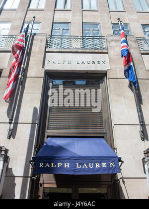 Ralph Lauren Shop Bod Street, London Stockfoto