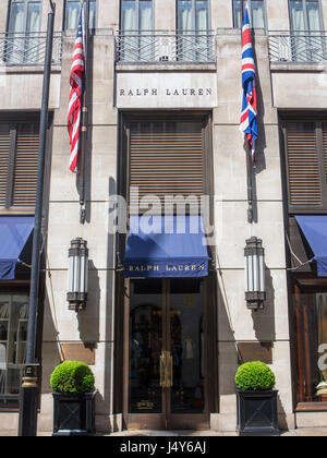 Ralph Lauren Shop Bod Street, London Stockfoto