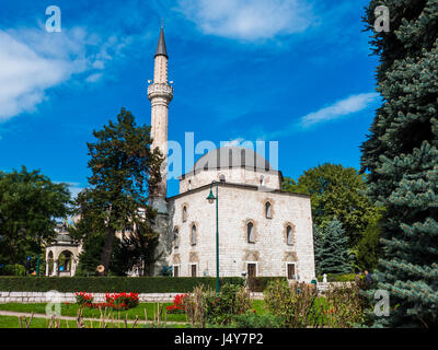 Sarajevo, Bosnien und Herzegowina - 25. September 2014 - Alipasina Moschee in Sarajevo, Bosnien und Herzegowina. Stockfoto