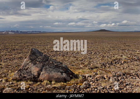 Putorana Plateau, Tisch Berge. Nördlich von Russland. Sibirien. Halbinsel taimyr. Russland. Stockfoto