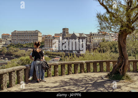 Kirche St. Eugenie, Biarritz, Aquitaine, Frankreich, Europa Stockfoto