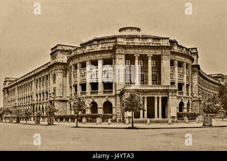 Jahrgang 1900s altes Foto von Sir Cowasji jehangir Halle jetzt NGMA, bombay, mumbai, maharashtra, indien, asien Stockfoto