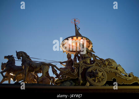 Statue von Agni Rath Streitwagen, Rishikesh, Uttarakhand, Indien, Asien Stockfoto