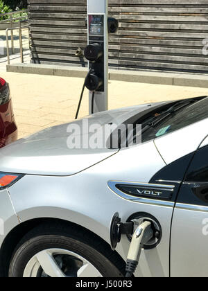 Washington, DC, USA.  Aufladen von Elektroautos. Stockfoto