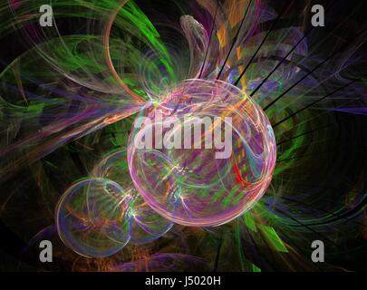 Abstrakte Fraktal-Muster Stockfoto