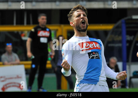 Turin, Italien. 14. Mai 2017. Mertens während des Spiels Serie A TIM zwischen Torino FC und SSC Napoli im Stadio Olimpico Grande Torino. Das Endergebnis des Spiels ist 0-5. Bildnachweis: Fabio Petrosino/Alamy Live-Nachrichten Stockfoto