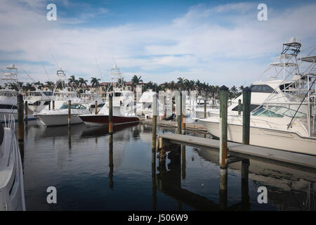 Florida, USA. 14. Mai 2017. Soverel Harbour Marina in Palm Beach Gardens Freitag, 12. Mai 2017. Bildnachweis: Bruce R. Bennett/der Palm Beach Post/ZUMA Draht/Alamy Live-Nachrichten Stockfoto