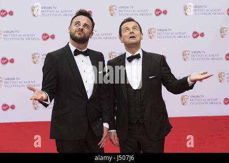 Anthony McPartlin und Declan Donnelly besuchen Jungfrau TV British Academy Television Awards in der Royal Festival Hall. London, UK. 14.05.2017 | weltweite Nutzung Stockfoto