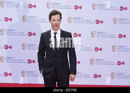 London, Vereinigtes Königreich von Großbritannien und Nordirland. 14. Mai 2017. Benedict Cumberbatch besucht die Jungfrau TV British Academy Television Awards in der Royal Festival Hall. London, UK. 14.05.2017 | Nutzung weltweit Credit: Dpa/Alamy Live-Nachrichten Stockfoto