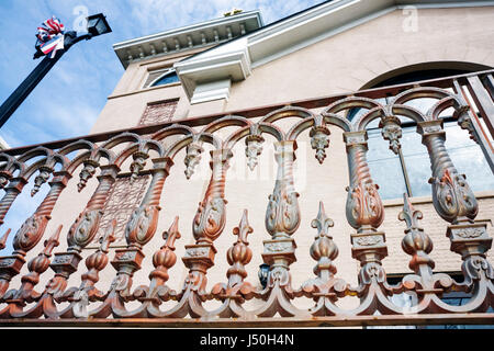 Alabama Mobile County, Bay waterou la Batre, St. Marg, Straße, aret katholische Kirche, Fischerdorf, französische Siedlung, Religion, Segen der Flotte, Tradition, f Stockfoto