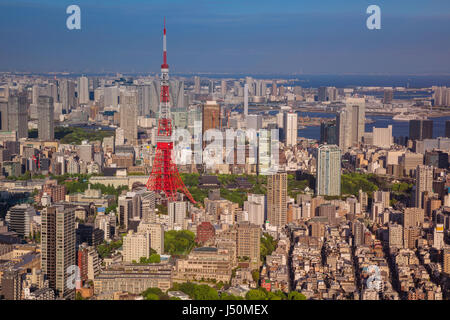 Tokyo. Stadtbild Bild von Tokio, Japan während des Sonnenuntergangs. Stockfoto