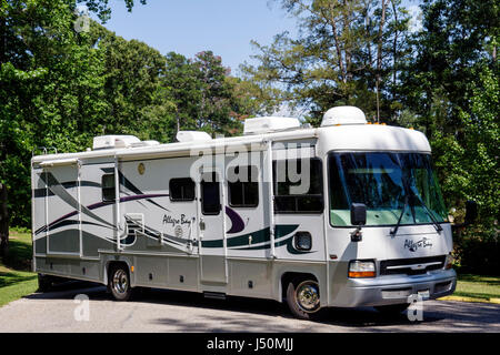 Alabama Butler County, Greenville, Sherling Lake Park, Freizeitfahrzeug, Wohnmobil, Besucher reisen Reisen Touristik Tourismus Wahrzeichen Kultur Stockfoto