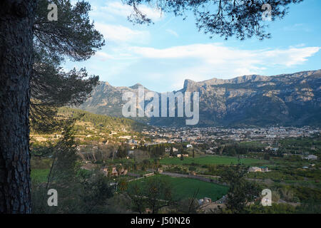 Sóller, Serra de Tramuntana, Mallorca, Spanien Stockfoto