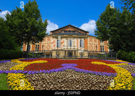 Bayreuther Festspiele Richard Wagner Oper, Festspielhaus Bayreuth, Oper, Oberfranken, Franken, Bayern, Deutschland Stockfoto