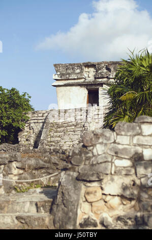 mexikanischen Maya-Ruinen in Tulum Stockfoto