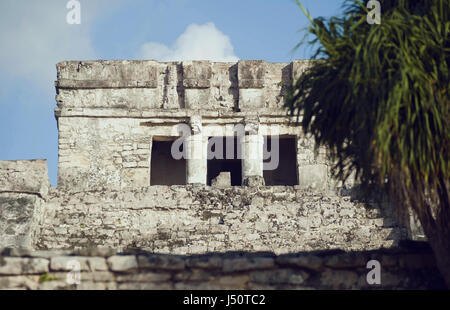 mexikanischen Maya-Ruinen in Tulum Stockfoto