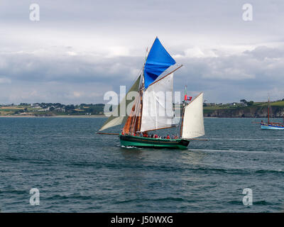 Nébuleuse: Dundee Thunfisch, Baujahr 1949, home Port: Paimpol (Bretagne, Fr). Stockfoto