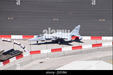 XX956 SEPECAT Jaguar Gr. 1 (8950M) erhalten an RAF North Front, Gibraltar Stockfoto