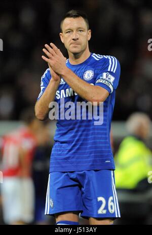 JOHN TERRY CHELSEA FC CHELSEA FC OLD TRAFFORD MANCHESTER ENGLAND 26. Oktober 2014 Stockfoto