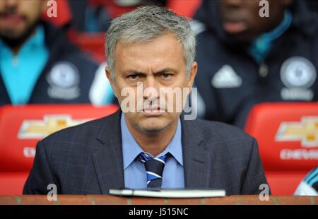 JOSE MOURINHO CHELSEA CHEFTRAINER FC CHELSEA FC HEAD COACH OLD TRAFFORD MANCHESTER ENGLAND 26. Oktober 2014 Stockfoto