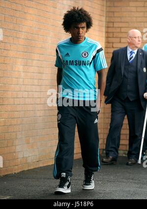 WILLIAN CHELSEA FC CHELSEA FC TURF MOOR BURNLEY ENGLAND 18. August 2014 Stockfoto