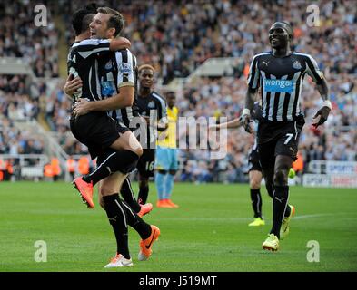 MIKE WILLIAMSON NEWCASTLE UNITED FC NEWCASTLE UNITED FC St. JAMES PARK NEWCASTLE ENGLAND 30. August 2014 Stockfoto