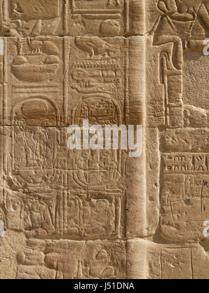 Tempel der Hathor und Nekhbet in El Kab gewidmet, Ostufer des Nils, Oberägypten Stockfoto