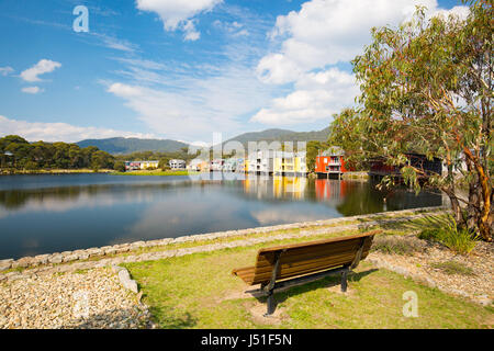 Lake Crackenback Landschaft Stockfoto