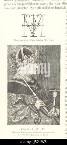 Aufnahme ab Seite 174 der "Deutsche Kaiser Und Regierungspräsidentin in Strassburg. Blätter aus der Geschichte der Westmark des Reichs. [Mit Platten.] " Stockfoto