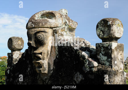 Altes Königreich Batak Grab auf der Insel Samosir, Toba See, Indonesien, Nord-Sumatra Stockfoto