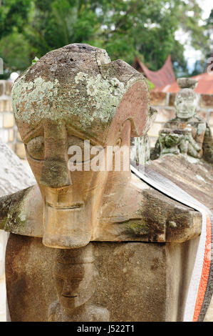 Altes Königreich Batak Grab auf der Insel Samosir, Toba See, Indonesien, Nord-Sumatra Stockfoto