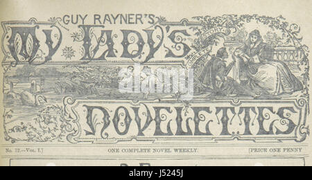 Abbildung Seite 185 "Guy Rayner My Lady Novellettes" entnommen Stockfoto